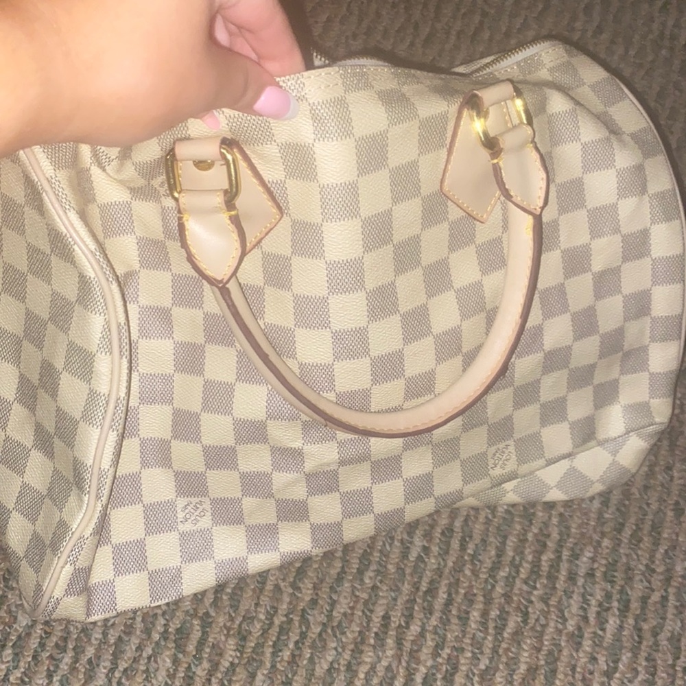 Checkered purse
